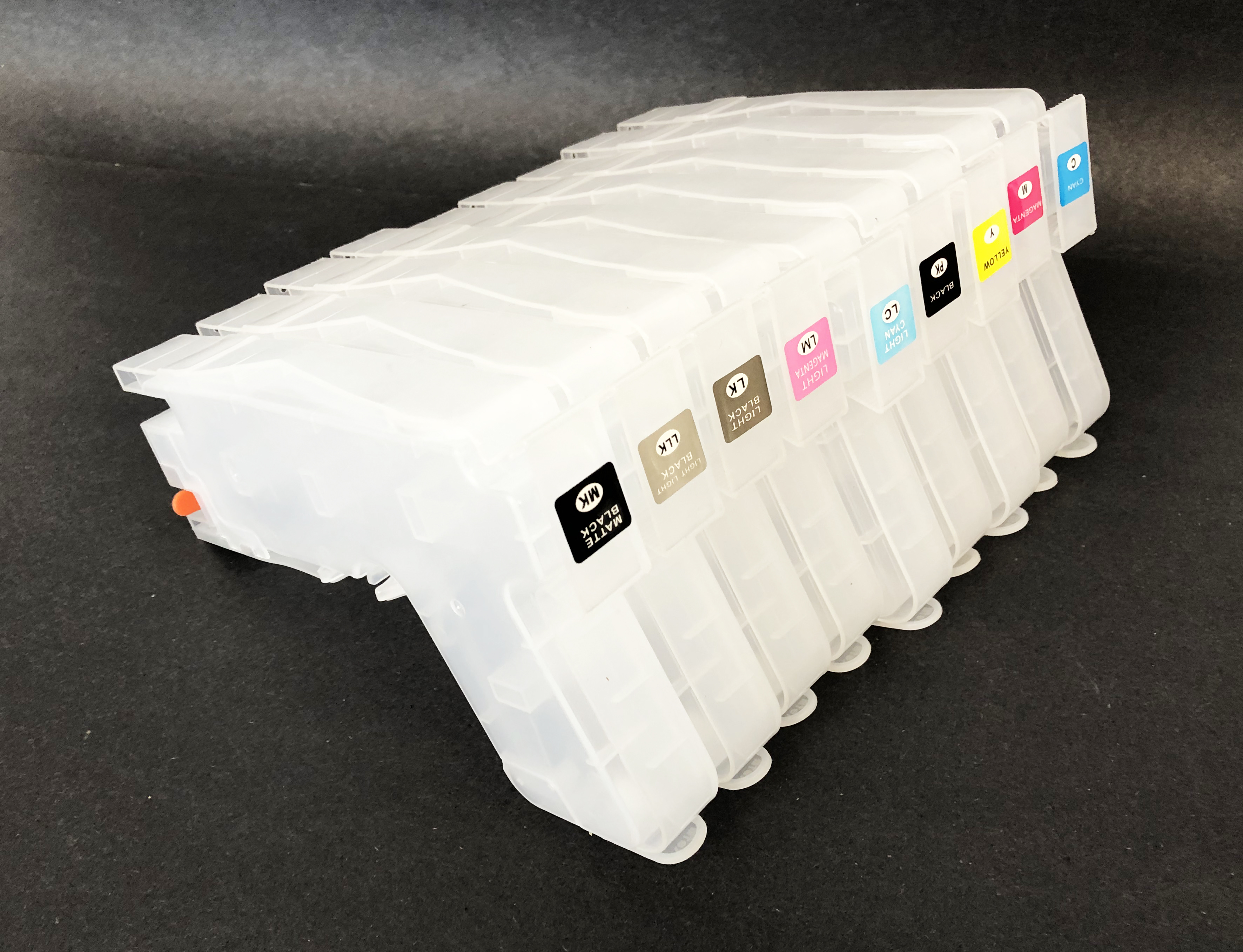 9x280ml Refillable Ink Cartridges Epson Stylus 3880 DTF Pigment