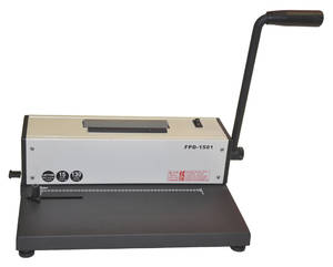 Coil Spiral Binding Machine with Electric Inserter