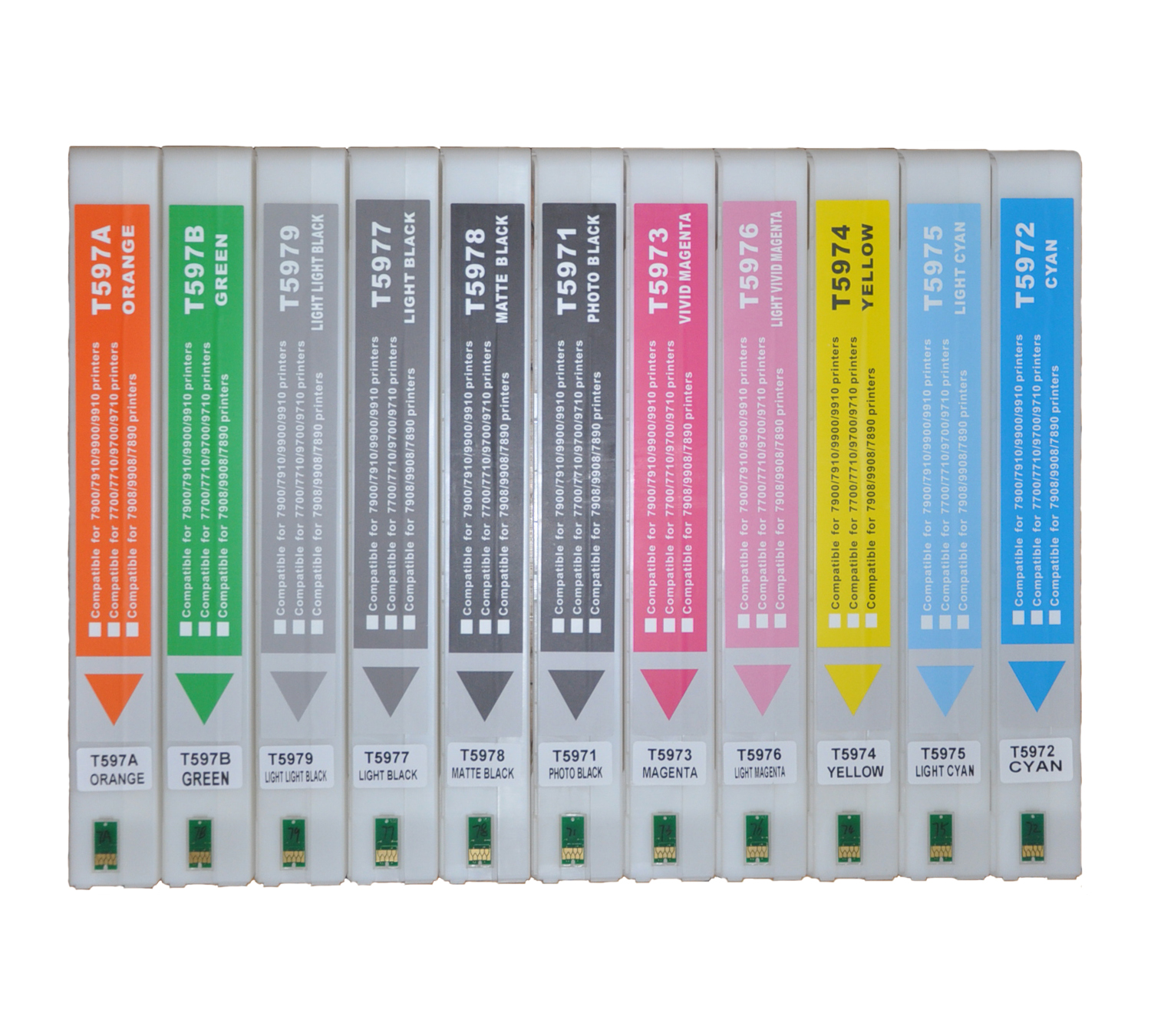 11pcs UltraChrome HDR Cartridge, Epson Stylus Pro 7900/9900/7910