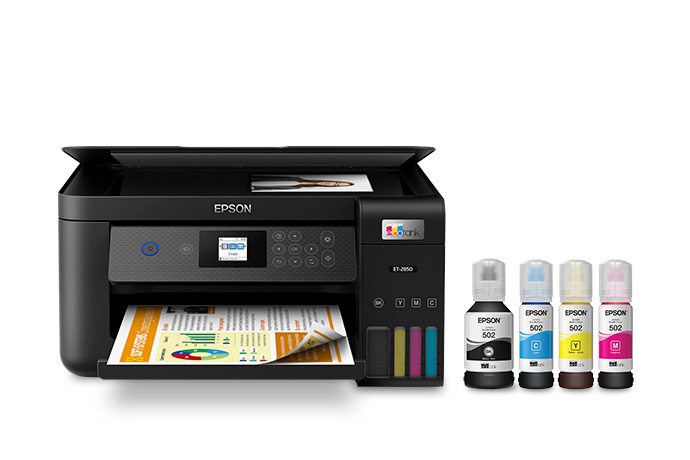 (image for) Epson Ecotank Photo ET-2850 All-in-One Wireless Printer