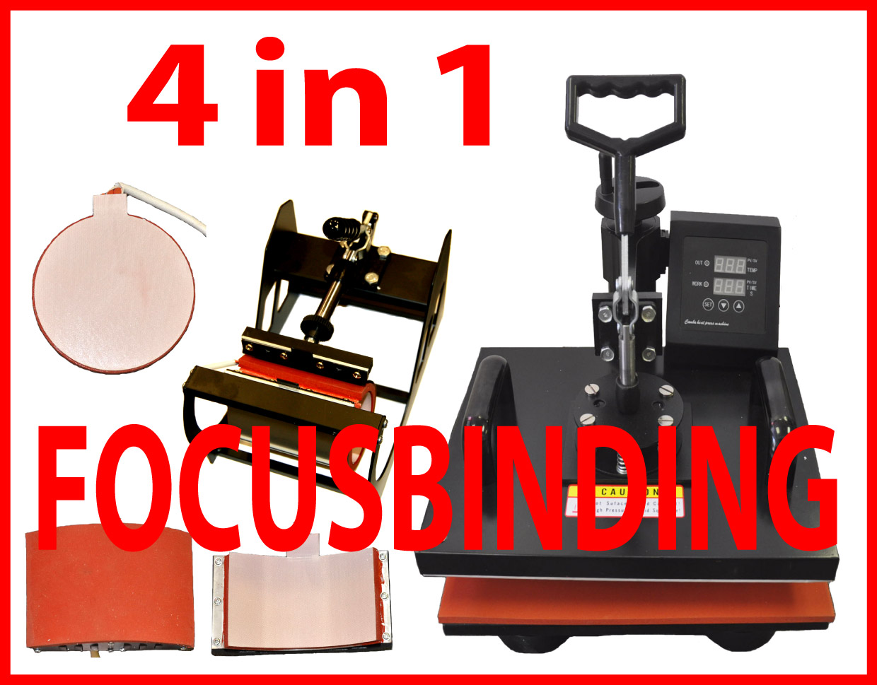 4 in 1 Multifunction Digital Heat Press