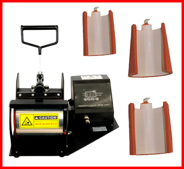 (image for) 3in1 Sublimation Heat Transfer Digital Mug Press