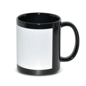 11oz White Patch Sublimation mug