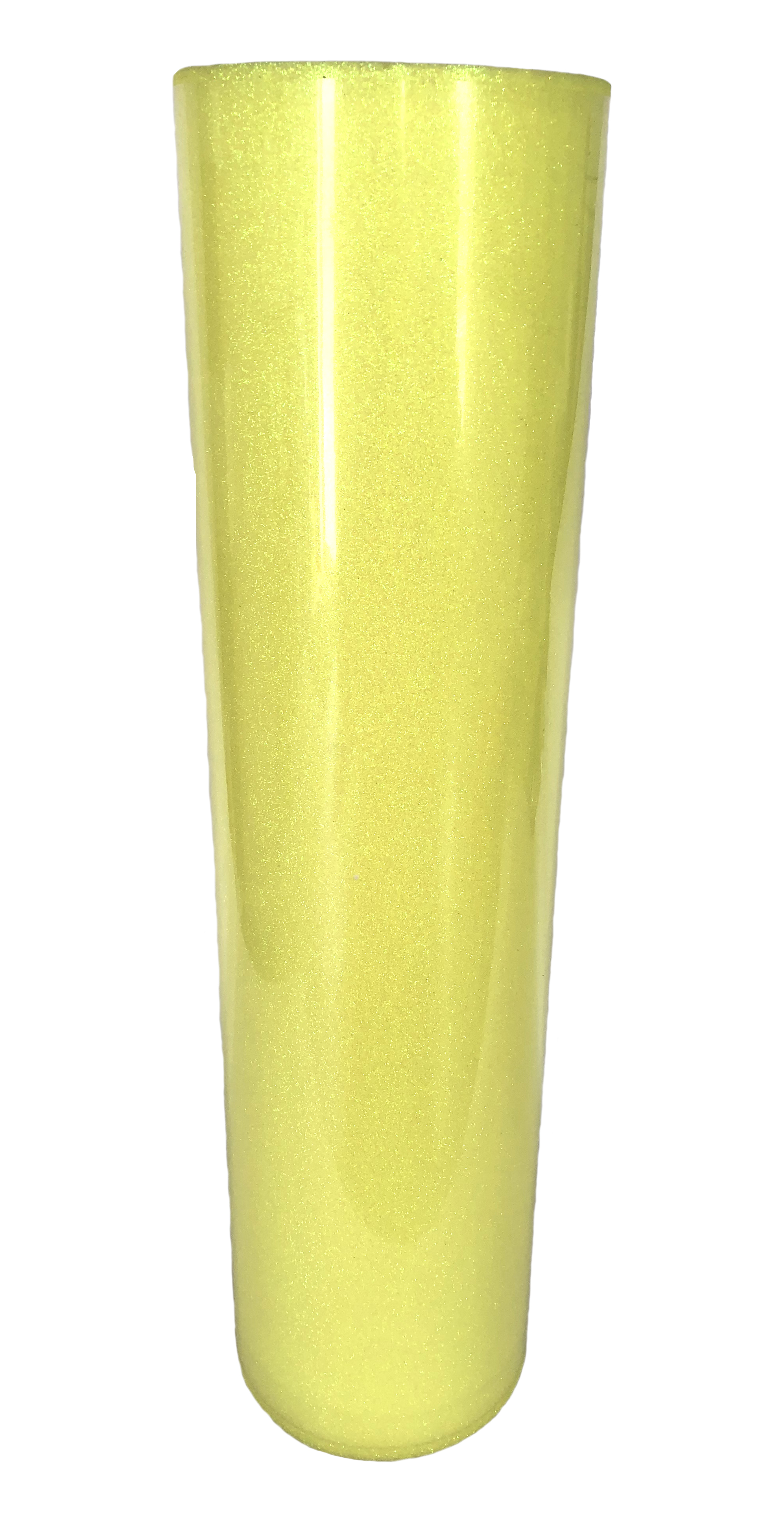 20"x3' Fluorescent Yellow Glitter Heat Press Transfer Vinyl