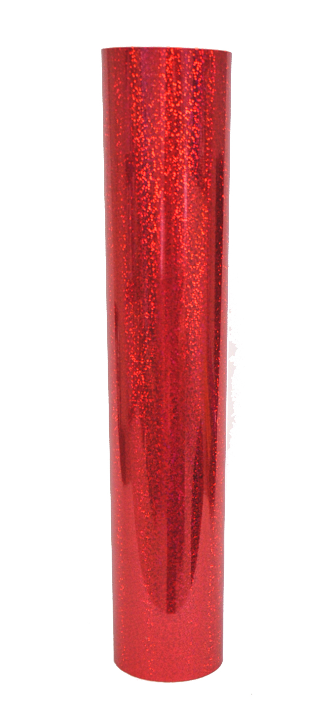 20 inchx3ft Red Hologram Heat Press Transfer Vinyl for Tshirt