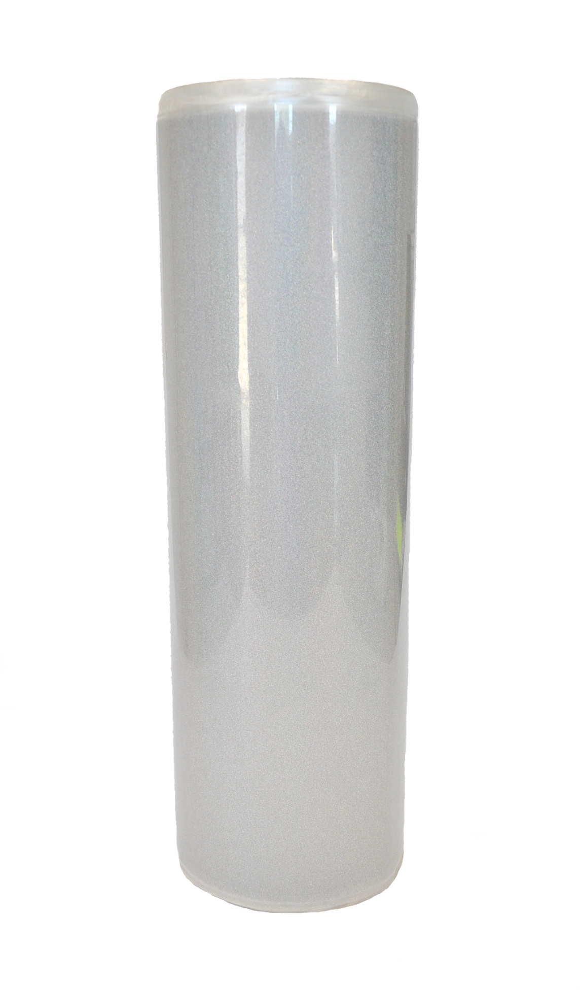 20 inchx3ft Silver Glitter Heat Press Transfer Vinyl sticky back